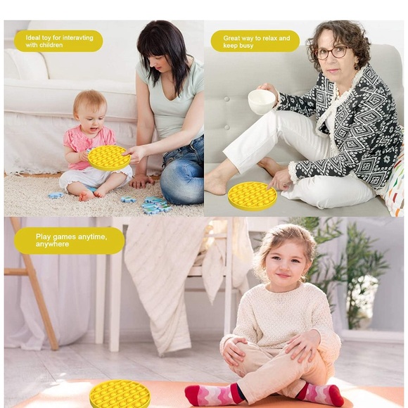 💛 Pop It Round Fidget/Stress Relief T… - Picture 4 of 5